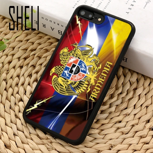 SHELI armenia flag Phone Case Cover For iPhone 5 6 6s 7 8 plus 11 pro X XR XS max Samsung S6 S7 edge S8 S9 S10 |
