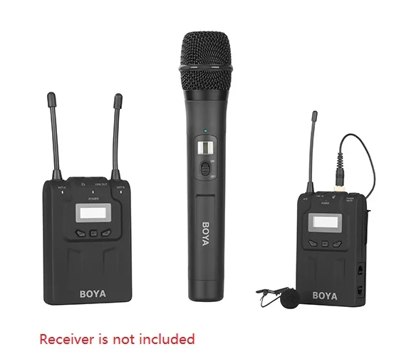 BOYA BY-WHM8 микрофон UHF передача с 48UHF каналов работает с BY-WM8/BY-WM6 приемником