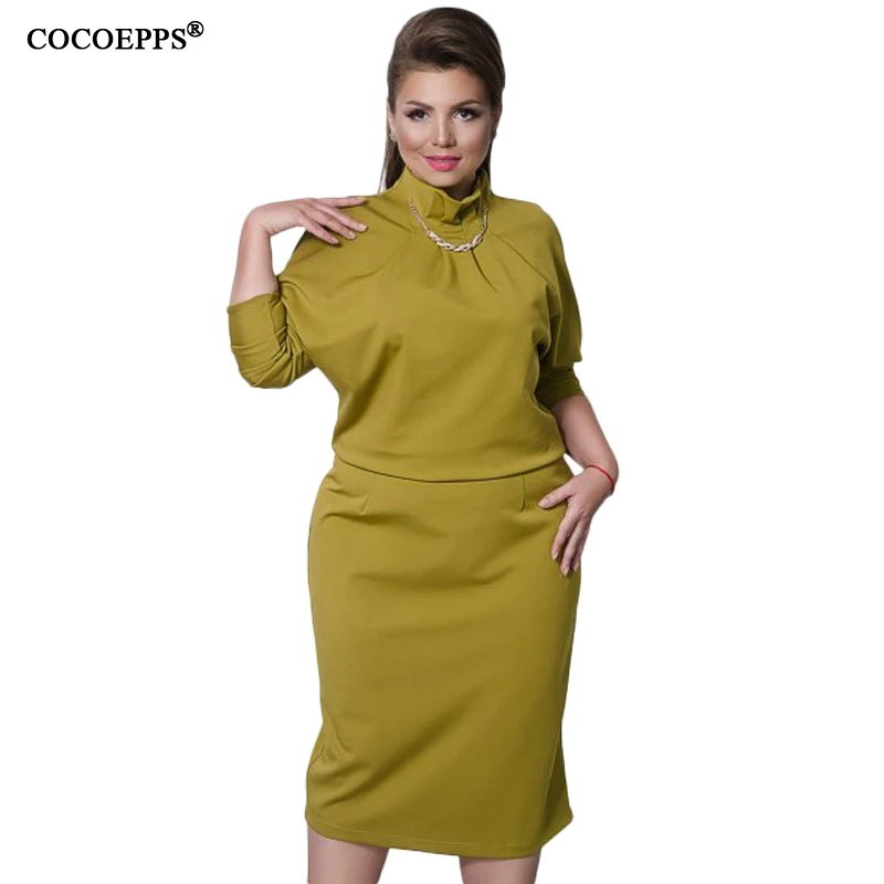 5xl 6xl женское платье большого размера модель сезона осень зима 2019 года модное
