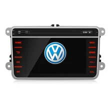 New 7 1080P Capacitive Screen Car DVD Player GPS For VW Skoda Seat Can Bus WiFi