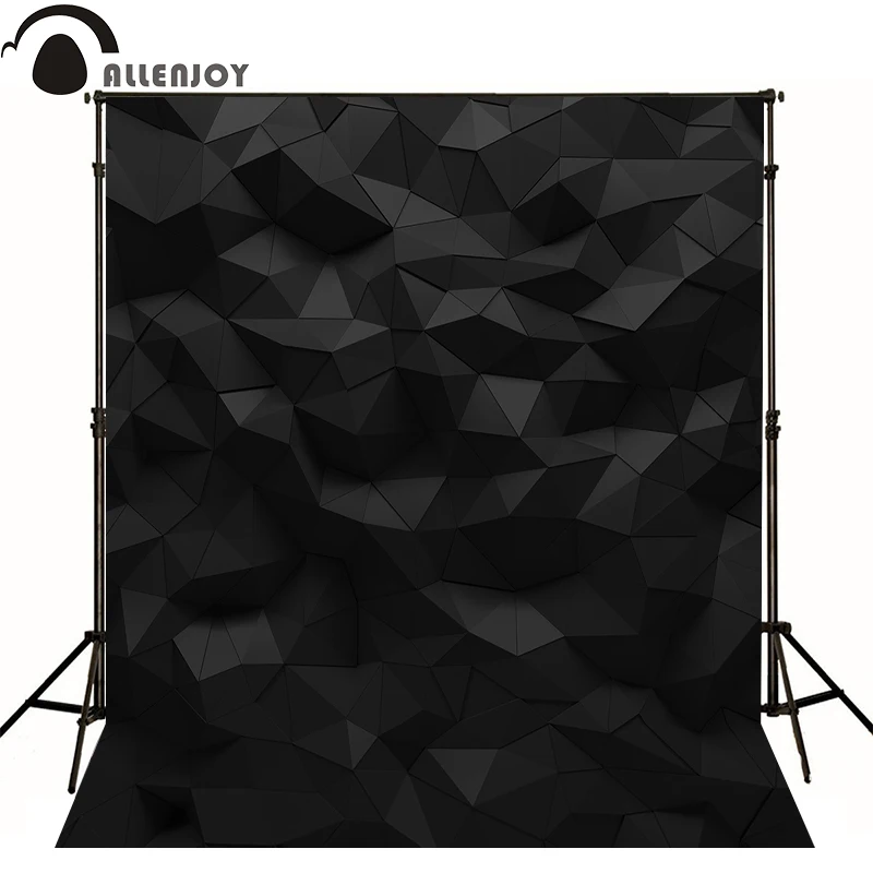 Allenjoy 3D фон для фотосъемки с черным бриллиантом абстрактный модный Фотофон из