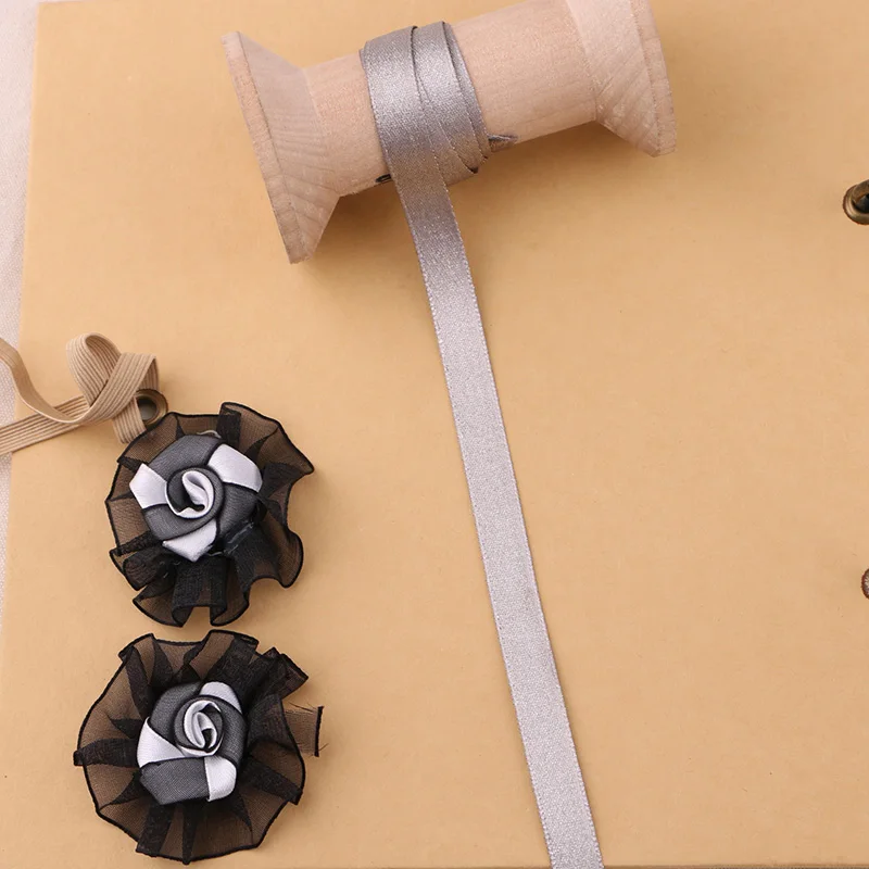 2 ярда 0,7 мм-1 см бежевые упаковочные ленты, Премиум Подарочные коробки декоративные ленты, галстуки-бабочки ручной работы