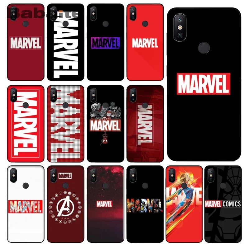 

Marvel Superheroes The Avengers Custom Photo Soft Phone Case For Xiaomi Note2 Note3 MI6 MI8 Redmi5 Redmi 5plus Max2 Max3