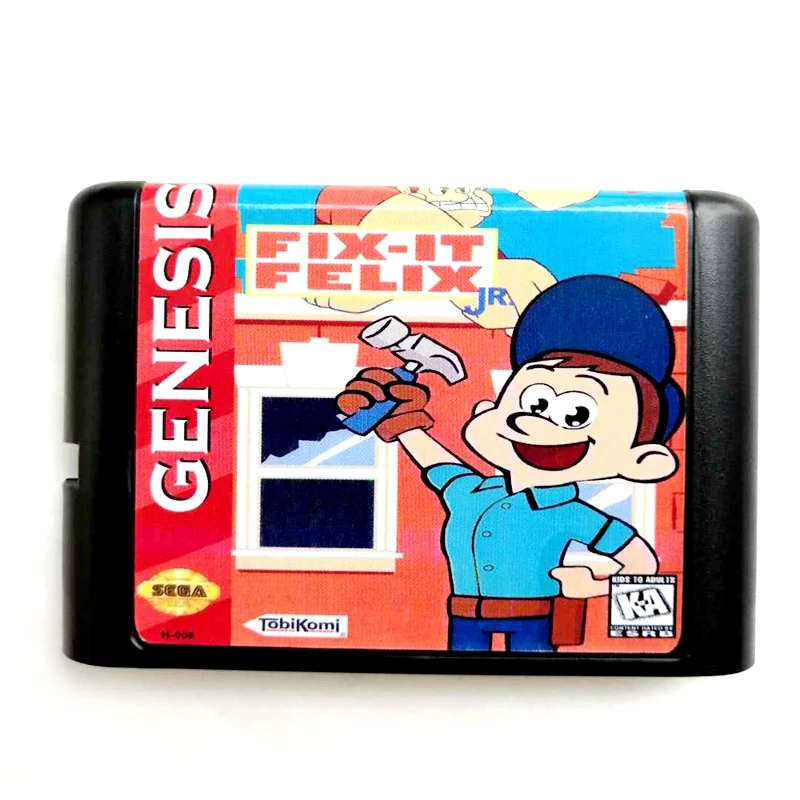 Карта памяти Fix-It Felix 16 бит MD для Sega Mega Drive 2 SEGA Genesis Megadrive | Электроника