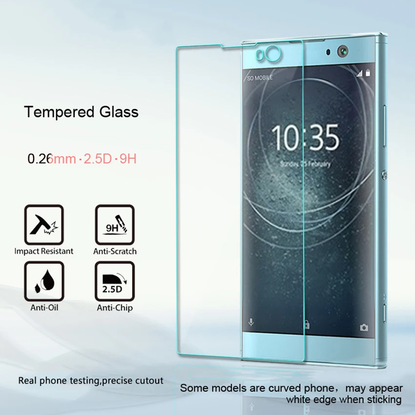 Закаленное стекло 9H для Sony Xperia XA2 2 шт. Защита экрана Ultra XA защитная пленка