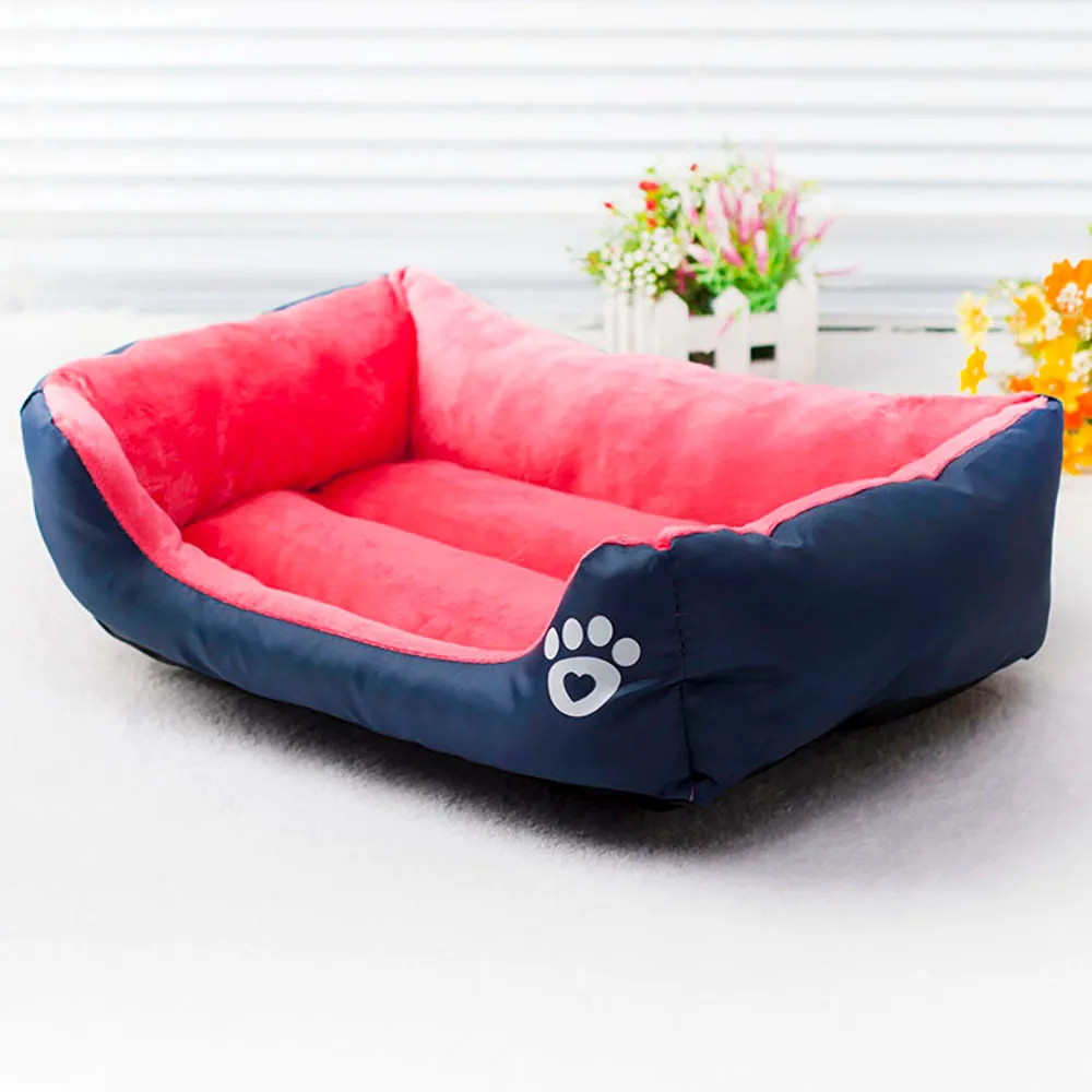 Кровать Кошка Собака Щенок подушки дом мягкая теплая собачья Конура коврик Одеяло
