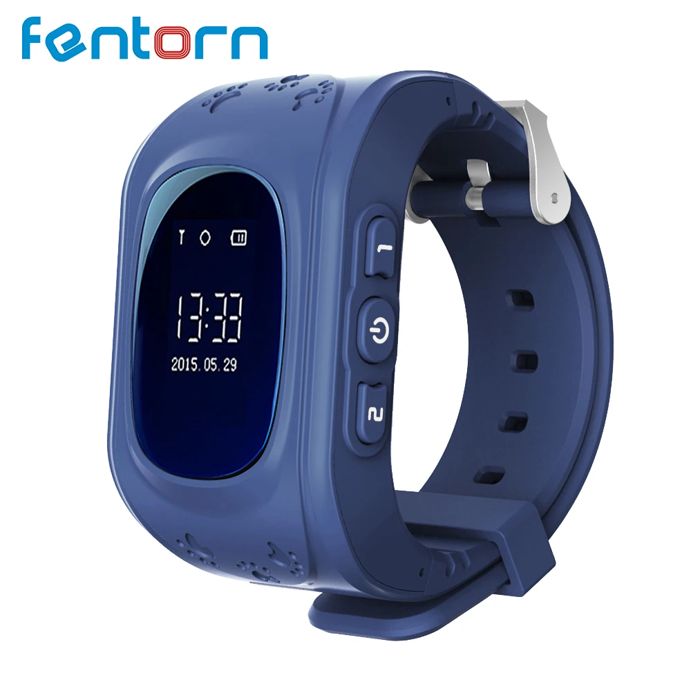 

Fentorn Children Smart Watch Q50 GPS OLED Wristwatch SOS Call Location Finder Locator Device Tracker Kid Safe Anti Lost Monitor