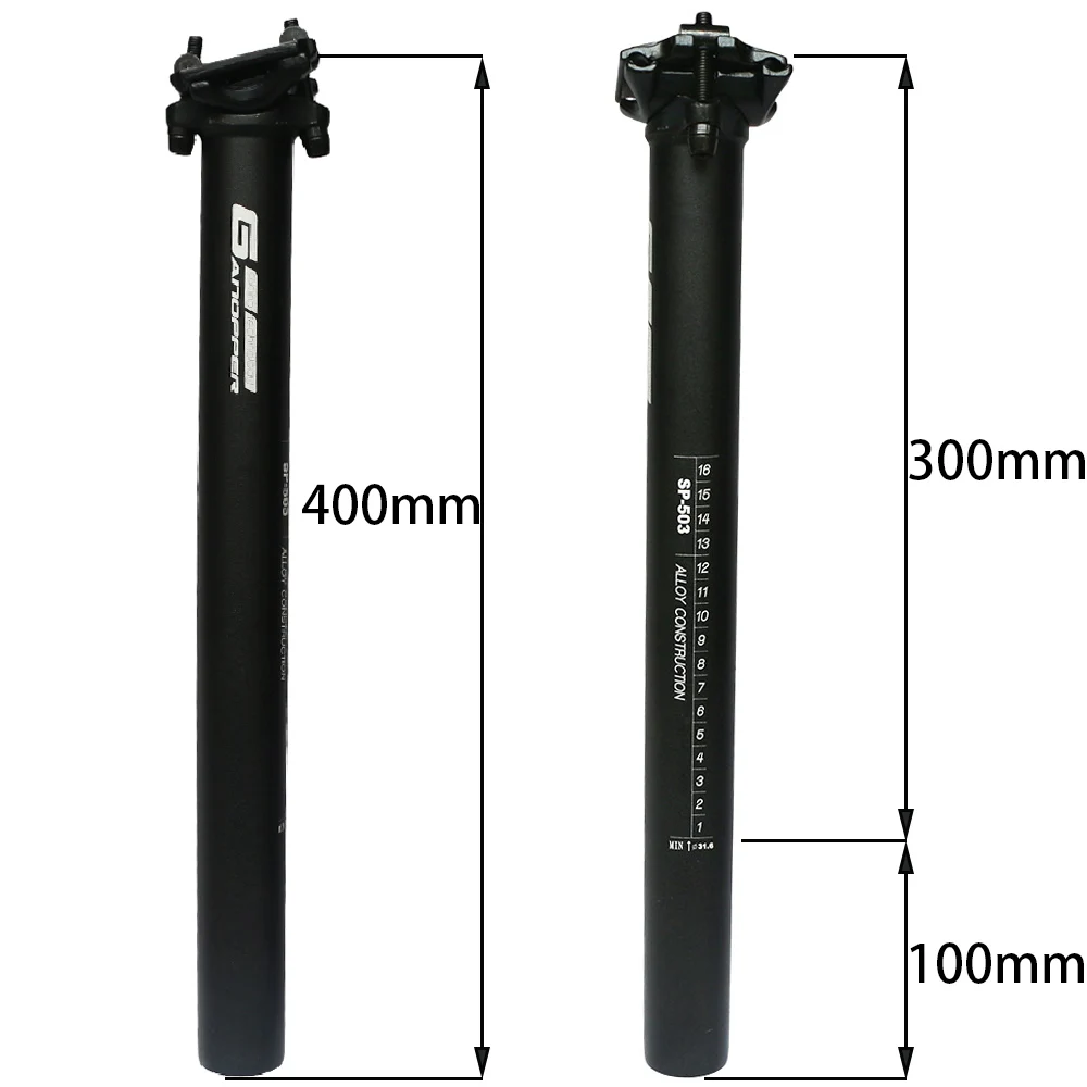 Стойка сиденья для велосипеда мtb дорога горный велосипед удар подседельный 27,2/28,6/30,9/31,6*350/400 мм велосипедный Подседельный штырь двойной контактный седельная трубка