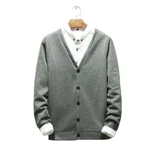 Модный мужской свитер, пальто, мужской качественный свитер, деловой Повседневный Кардиган, тонкий свитер, Мужской Повседневный свитер большого размера, пальто