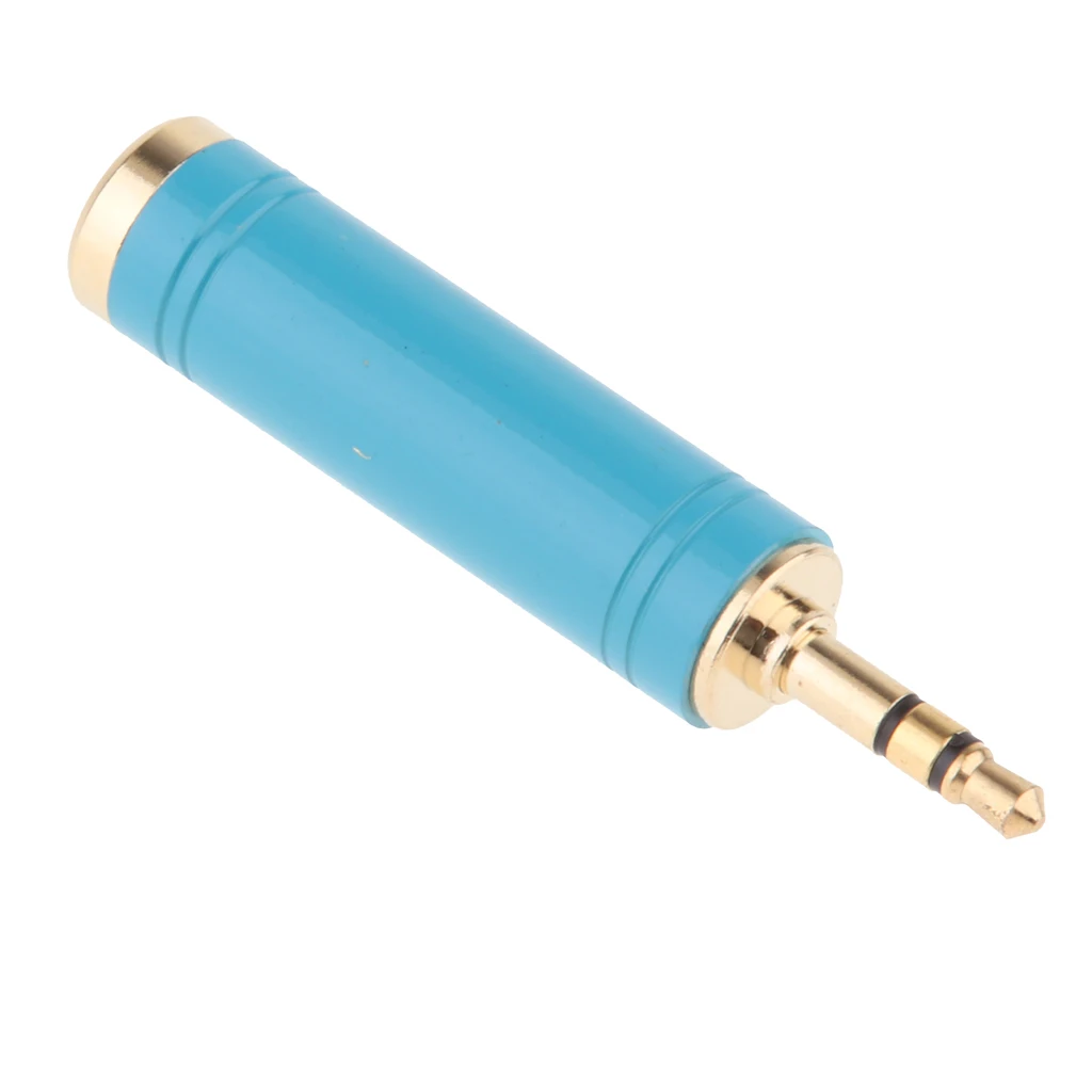 Gold Plated 3.5mm To 6.35 Mm Male To Female Stereo Jack Adapter 3.5mm to 6.35mm stereo adapters Connect audio devices 