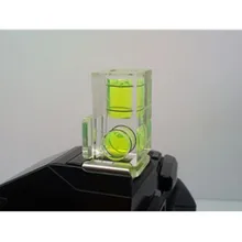 1pc Dual Double 2 Axis Bubble Spirit Level Gradienter Hot Shoe For Camera DSLR Hot Shoe