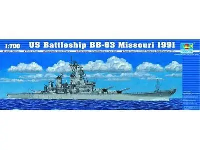 RealTS Trumpeter 1/700 масштаб 05705 USS Missouri BB-63 1991