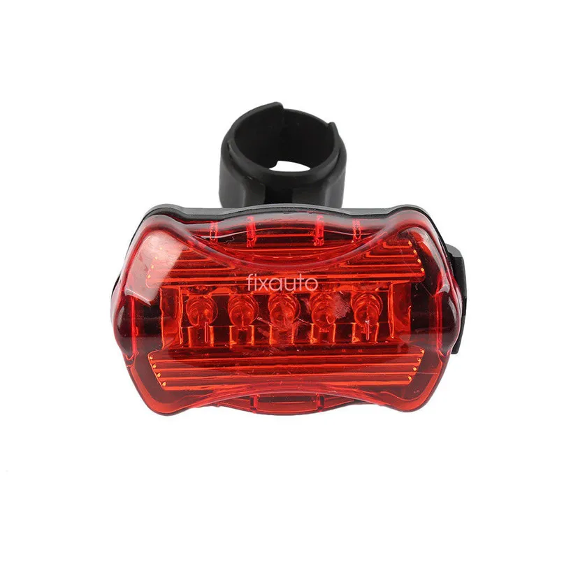Q5 LED Cycling Bicycle Head Light Flashlight Torch 360 Degrees Mount Clip + 5LED Taillight Bicycle Light Set #2M23 (1)