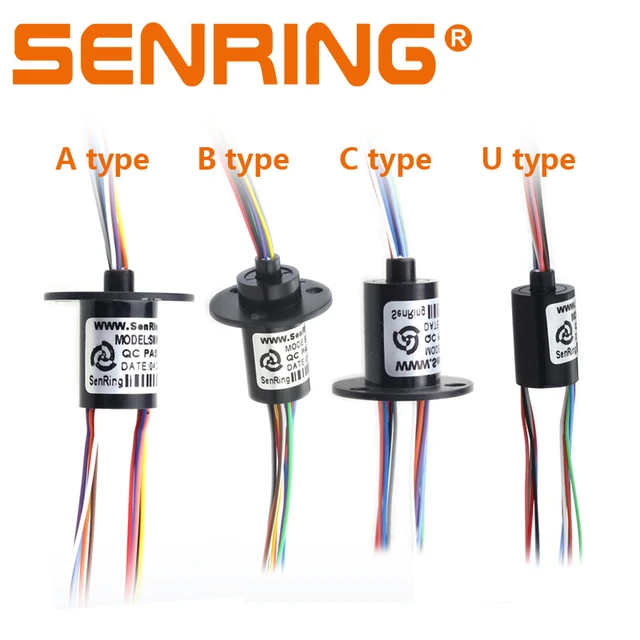 Senring SNM012B-18 18-Channel 2A Capsule Slip Ring - Voltshop