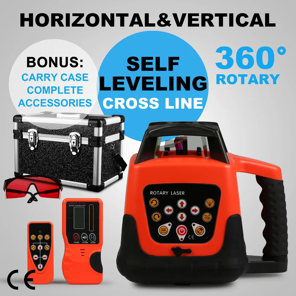 

ROTARY RED LASER LEVEL 500M RANGE Red LASER INSTRUMENT