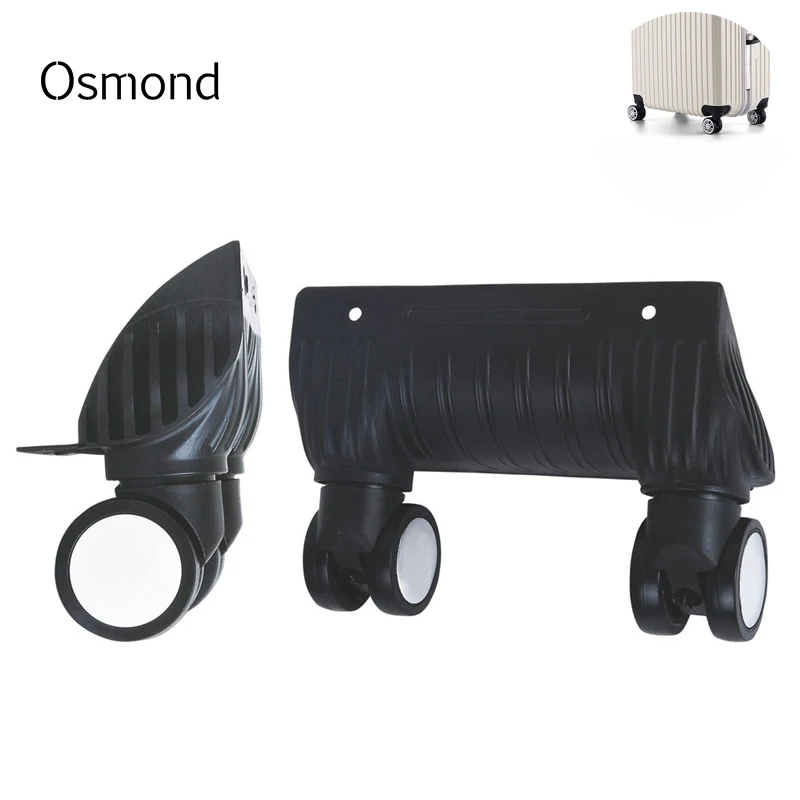 

Osmond 1 Pair Replacement Luggage Wheels Plastic 360 Degree Repair Trolley Suitcase Accessories Travel Luggage Wheels Suitcase