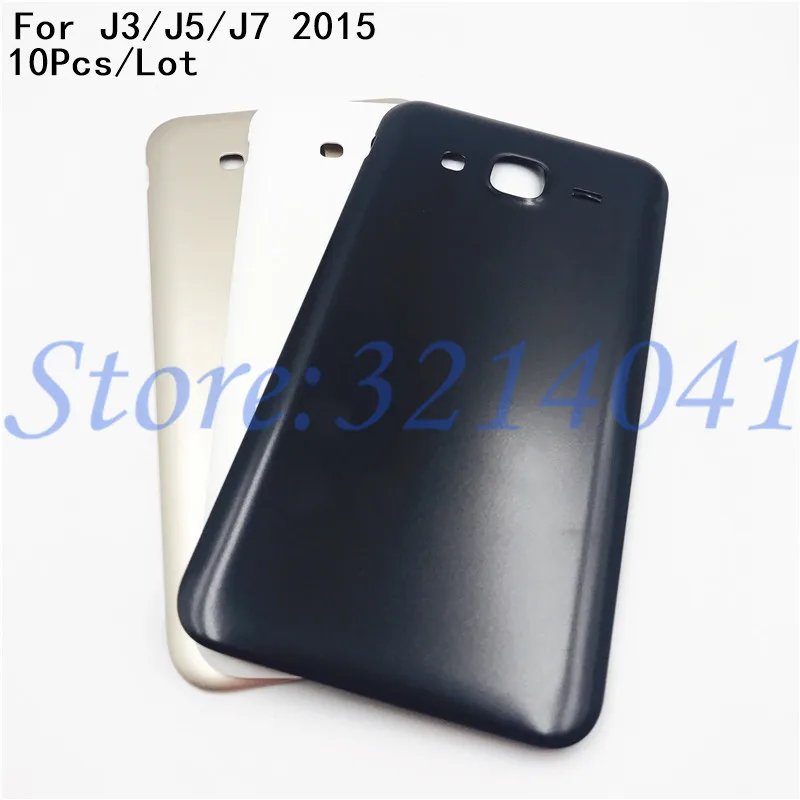 10Pcs Battery Cover Housing For Samsung Galaxy J3 J5 J7 2015 J300 J500 J700 Back Case Rear Door Replacement Parts +Logo | Мобильные