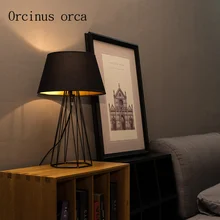 Американская Ретро креативная железная художественная настольная лампа для гостиной прикроватная лампа Скандинавская современная простая модная Настольная лампа