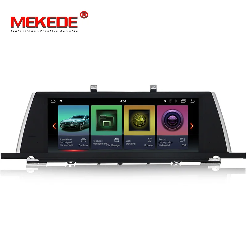 MEKEDE шесть ядер 4+ 32G Android 9 автомобильный мультимедийный плеер DVD gps навигация для BMW 5 серии GT F07 2009- CIC NBT система