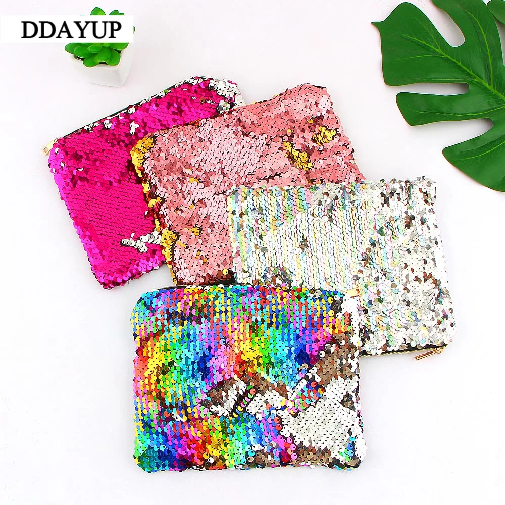 

Creative Color Reversible Sequin Pencil Case Pencil Box Kawaii Pencil Bag Kids Children PencilBag School Supplie Stationey