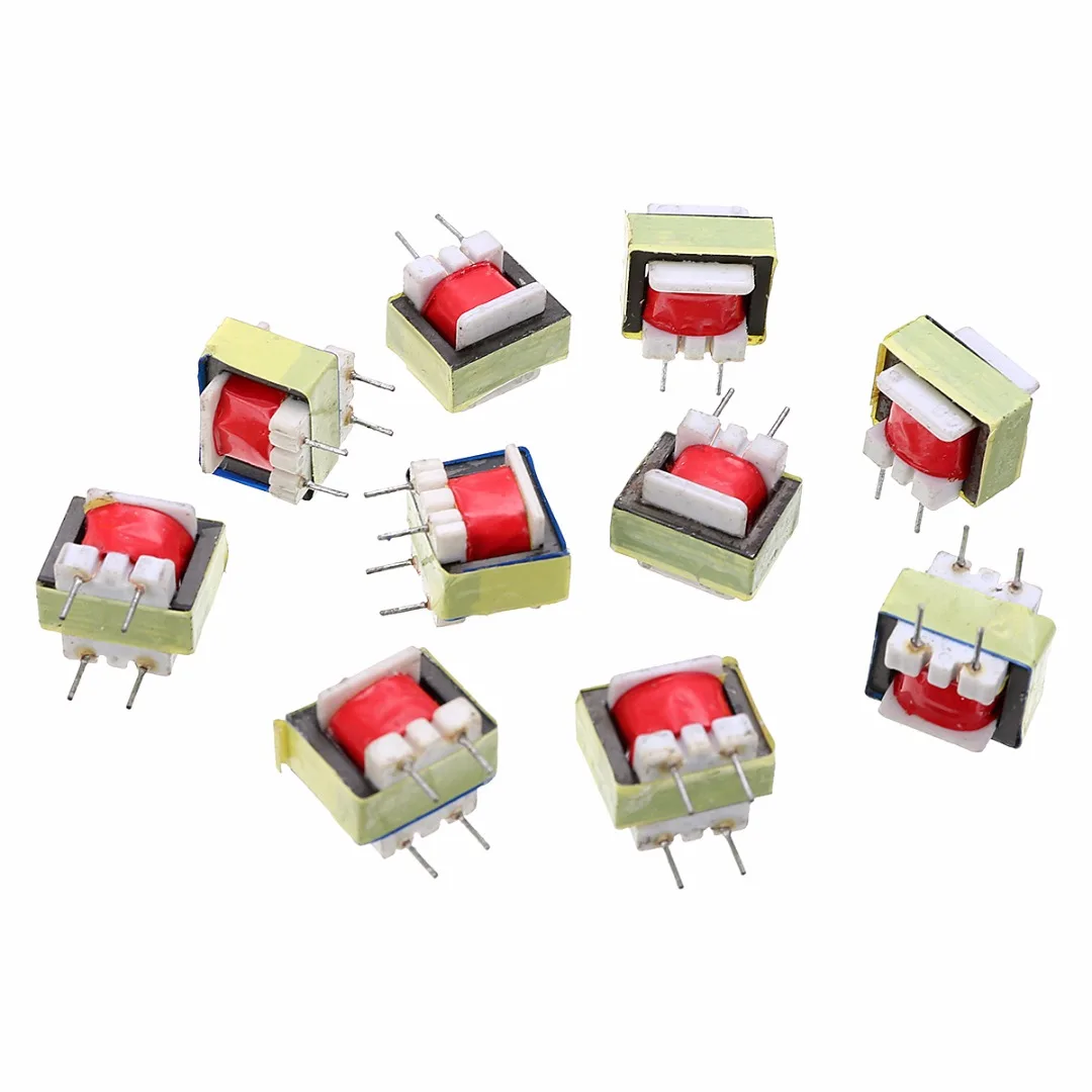 10pcs/pack High Frequency EI14 Audio Transformer Transformateur Audio 1300 : 8 Ohm POS Transformador Ringing Mayitr