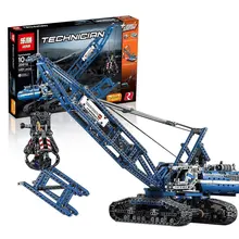 Новинка 1401 шт. Technic серии 20010 Механическая гусеничная модель крана строительные кубики, детские игрушки для детей Подарки