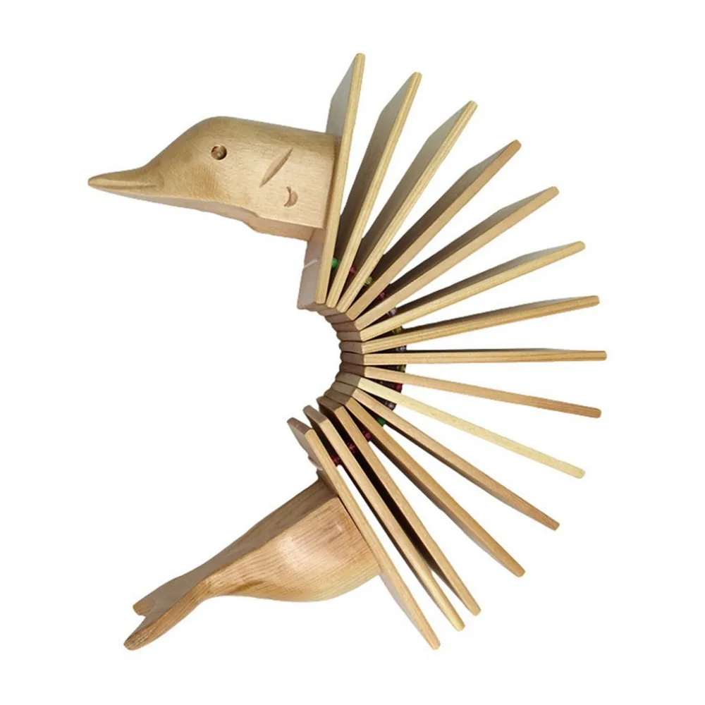 Hand Toys 15 Plates Orff Bird Wood Musical Instrument for Children Kids