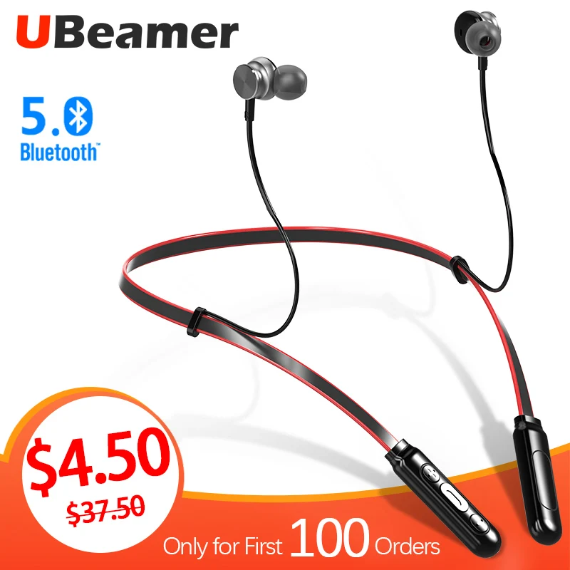  Ubeamer Q9 Bluetooth 5,0 Беспроводная Спортивная гарнитура