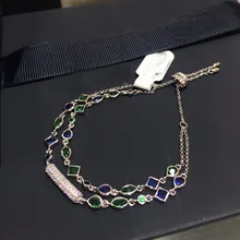 UMGODLY Роскошные Яркие цветной браслет красивые кубические циркония модные браслеты женские вечерние ювелирные изделия подарок новое поступление