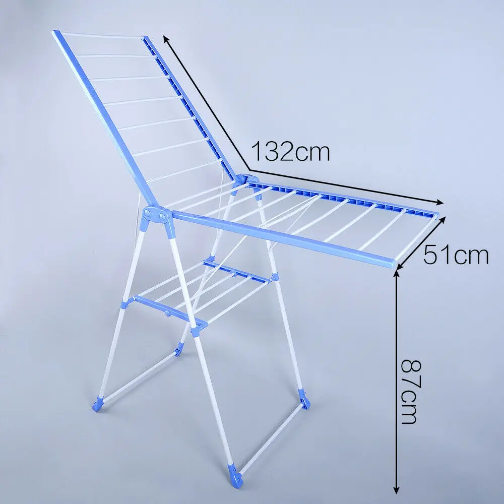 Складная сушилка для белья в форме крыла, сушилка для белья, переносная сушилка, вешалка, органайзер, полюс для помещений и улицы, балкон DQ0820