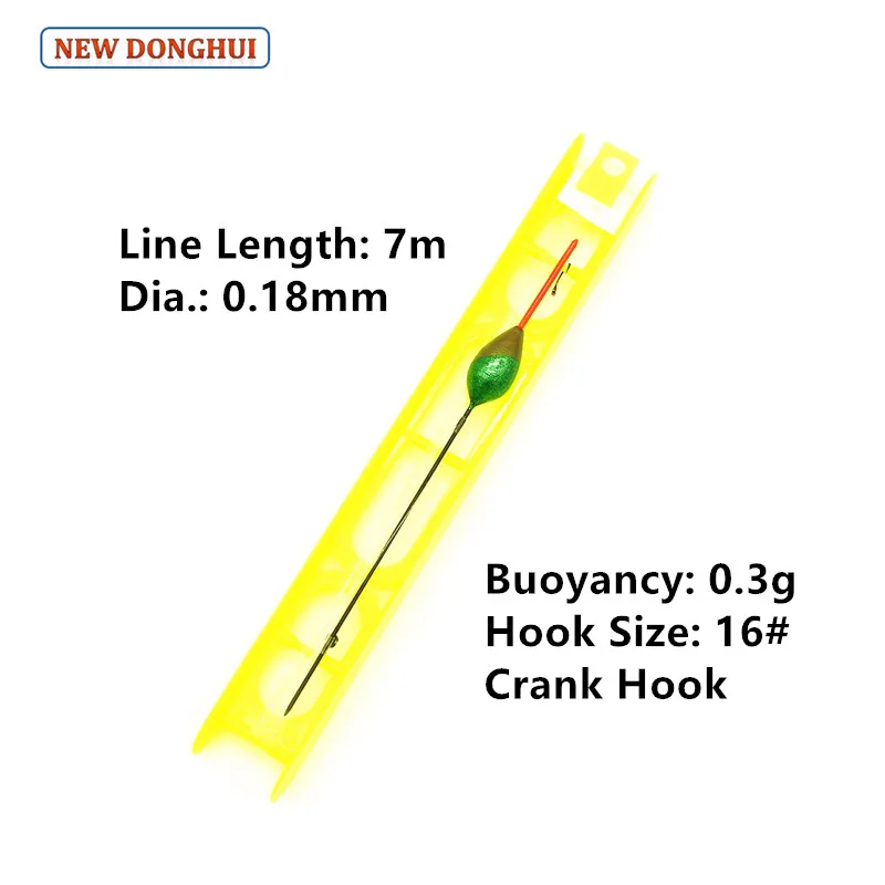 Newdonghui рыбалка поплавок набор намотки поплавок готовые Rig 5 шт./упак. или 10 шт./упак. рыболовные снасти 1,0 г плавучести TP24070A