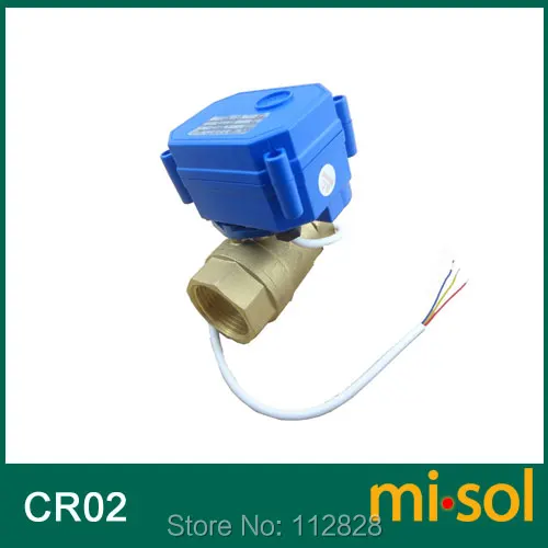 Медный шаровой кран с электроприводом misol / 1 шт. G3/4 &quotDN20 BSP уменьшающий порт 2