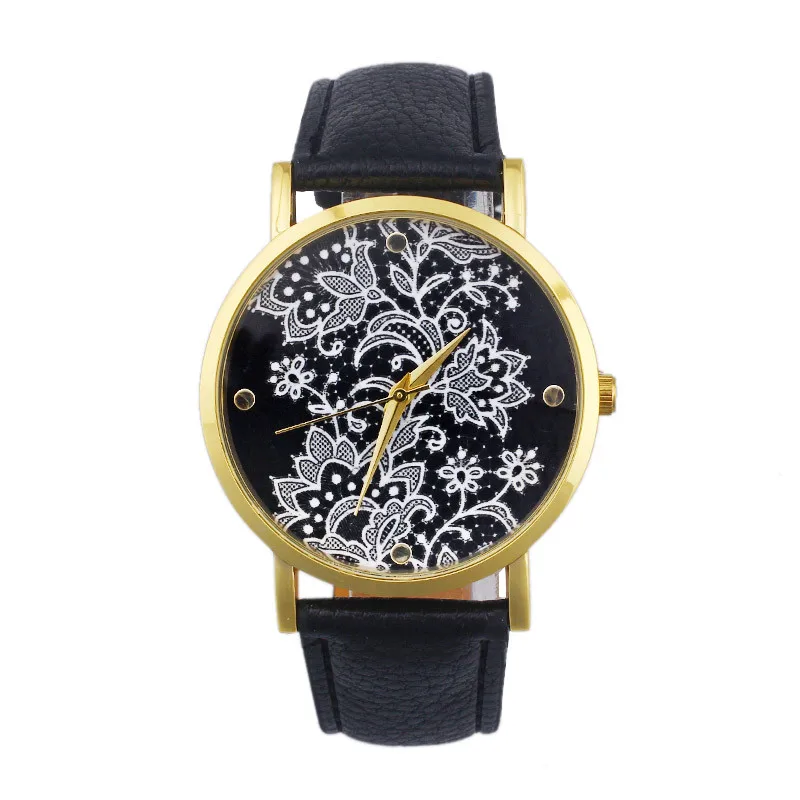 

Rich Green Plant Pattern Women's Watches Reloj De Mujer Current Popular Factor Minimalism Clock High Quality Watch@50