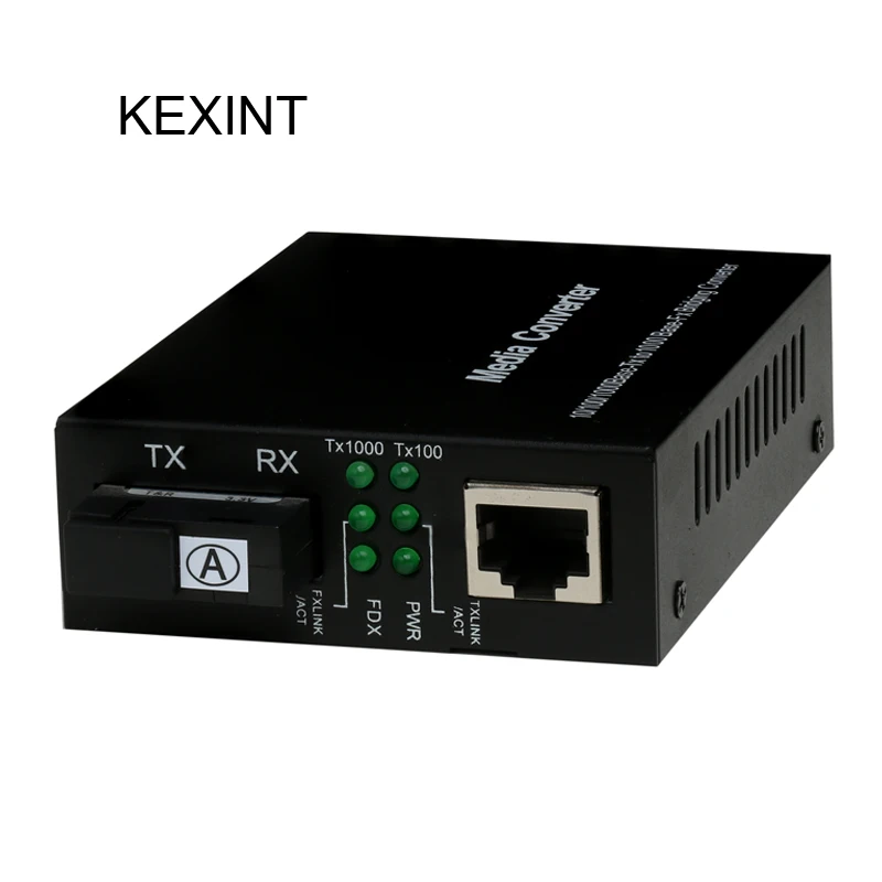 Kexint Волокно оптический ethernet media converter 1 Порты и разъёмы медиа-преобразователь производителя