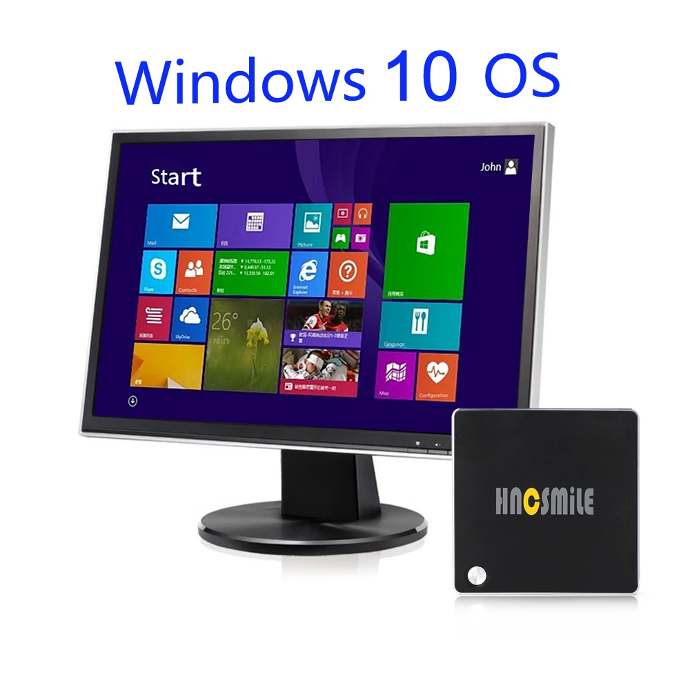 Lowest Price 2015 HNC Smile Portable Mini PC TV Box Windows 10 OS Intel Atom Z3735F Quad Core 2GB / 32GB for Commercial Entertainment Lowest Price 2015 HNC Smile Portable Mini PC TV Box Windows 10 OS Intel Atom Z3735F Quad Core 2GB / 32GB for Commercial Entertainment