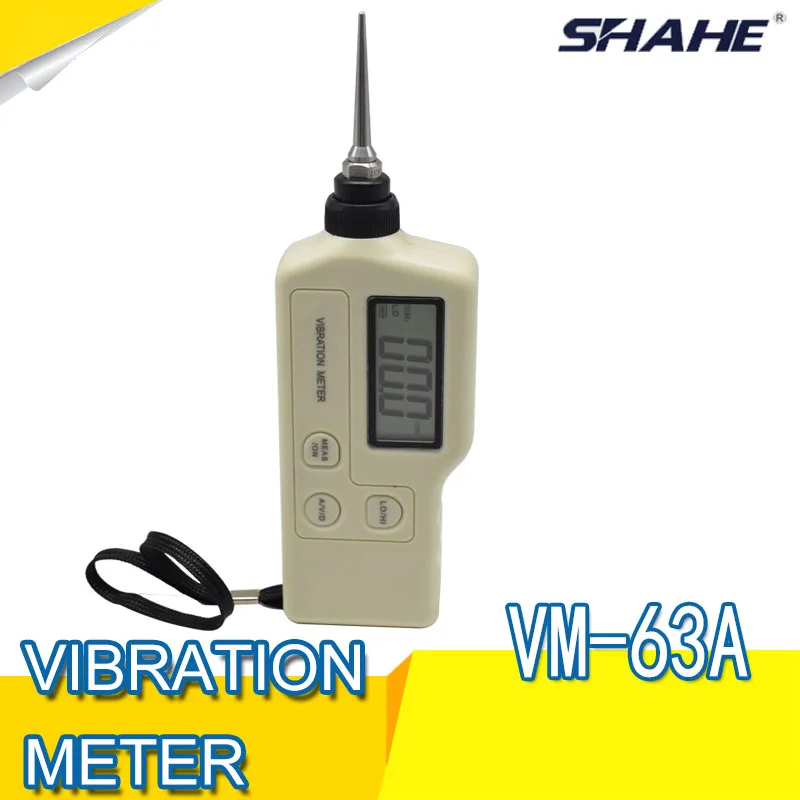GM63A vibration meter Handheld Portable LED Digital Vibration Sensor