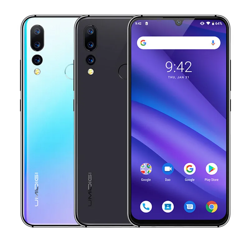 UMIDIGI A5 PRO Android 9 0 Octa Core 6 3 &quotFHD + безрамочный экран в виде капли воды 16MP тройной