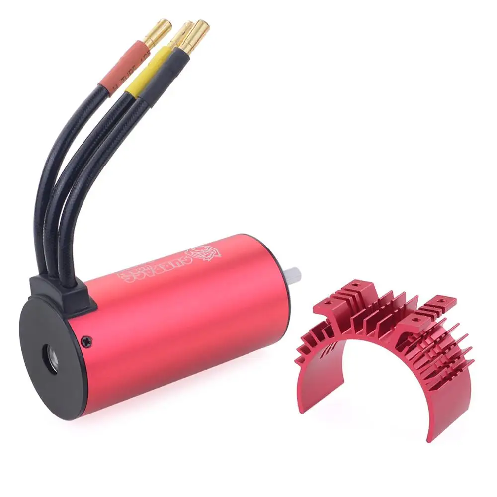Détail du rotor et du stator du Moteur RC Brushless 131A Combo Blanc, conception robuste pour des performances durables.