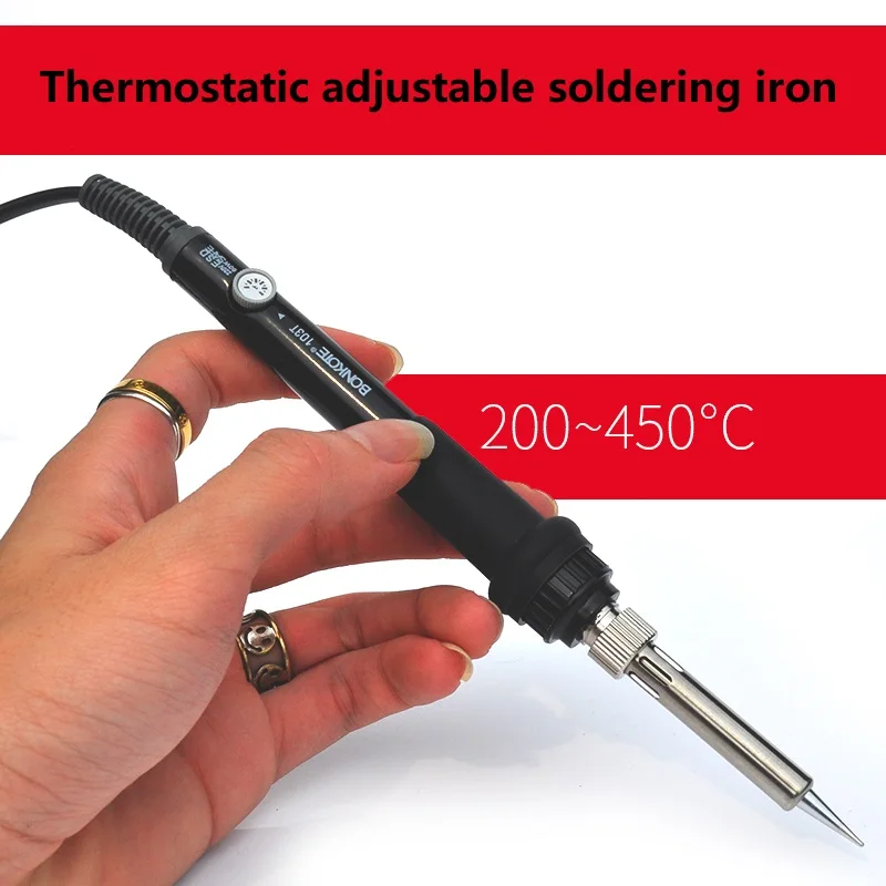 

220V 60W Solder IronTemperature welding Iron Control Thermostatic 60W Electric Soldering Iron Thermostat Electric Soldering Iron