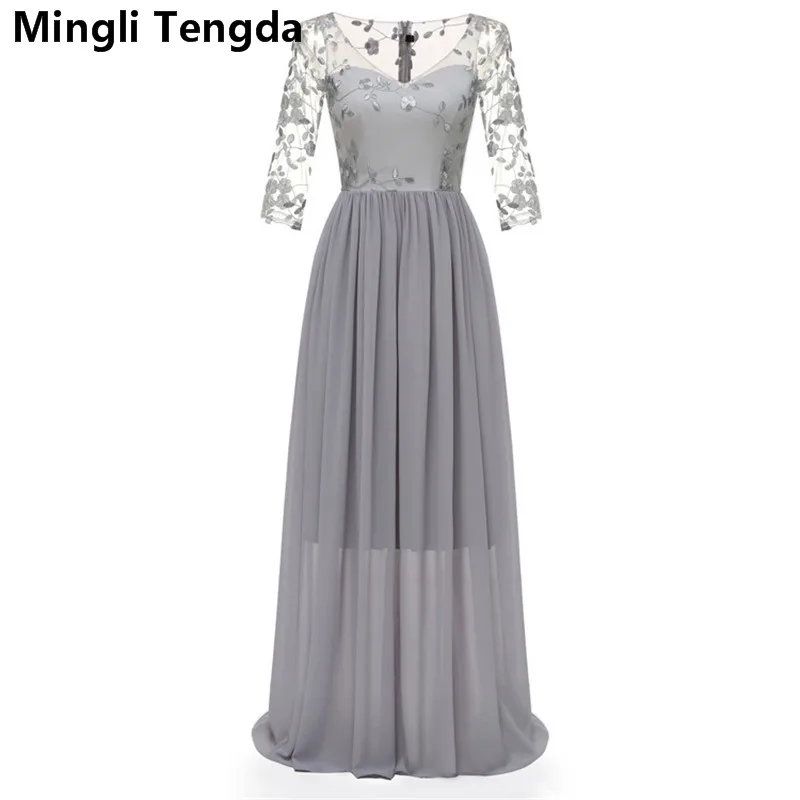 

Mingli Tengda Burgundy Chiffon Mother of the Bride Mother Dresses Simple Lace Mother of the Bride Dress 2018 vestido de madrinha