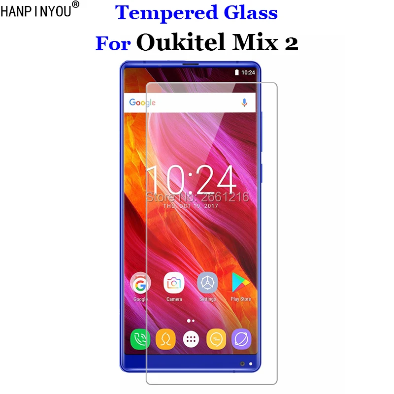 For Oukitel Mix 2 Tempered Glass 9H 2.5D Premium Screen Protector Film Mix2 5.99&quot | Мобильные телефоны и аксессуары