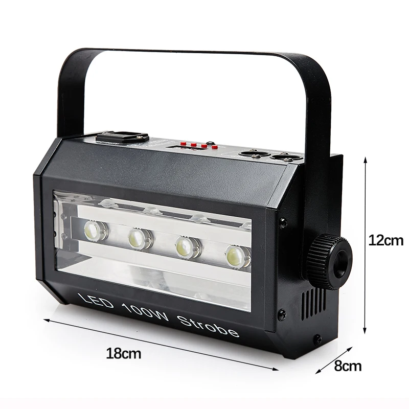 Светодиодный 100 Вт DMX 512 RGB Стробоскоп диско светильник s профессиональное