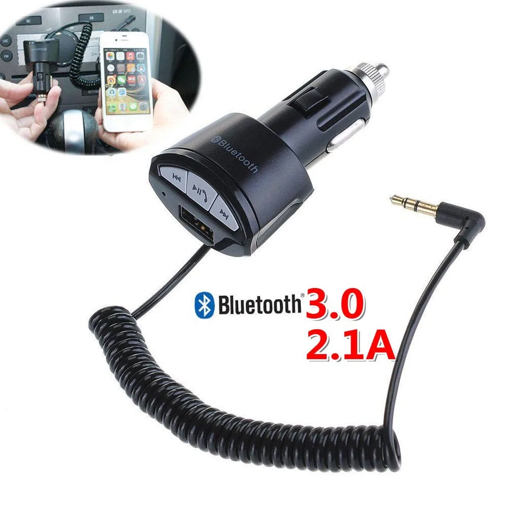 HiFi Car Bluetooth MP3 Music Adapter Wireless Handsfree A2DP Audio