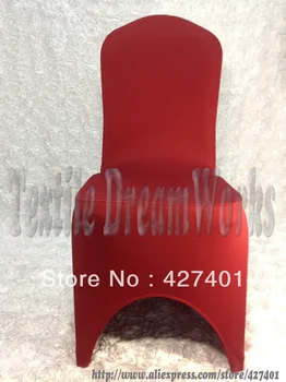 

Hot Sale Burgundy Red Lycra Chair Cover / Spandex Chair Covers / Wedding Chair Covers For Wedding Decoration & Party
