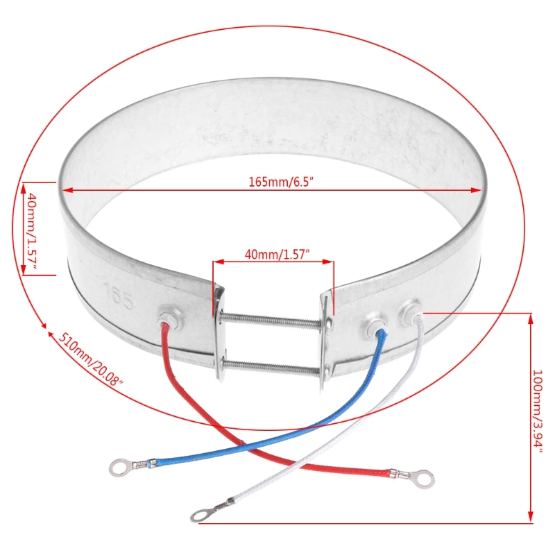 MEXI 165 мм тонкополосный нагревательный элемент 220 в 750 Вт для бытовых электроприборов