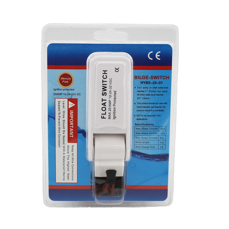 Трюмный насос 12 V/24 V DC новый стиль 350 500 750 1100 GPH погружной насос/Круизный корабль