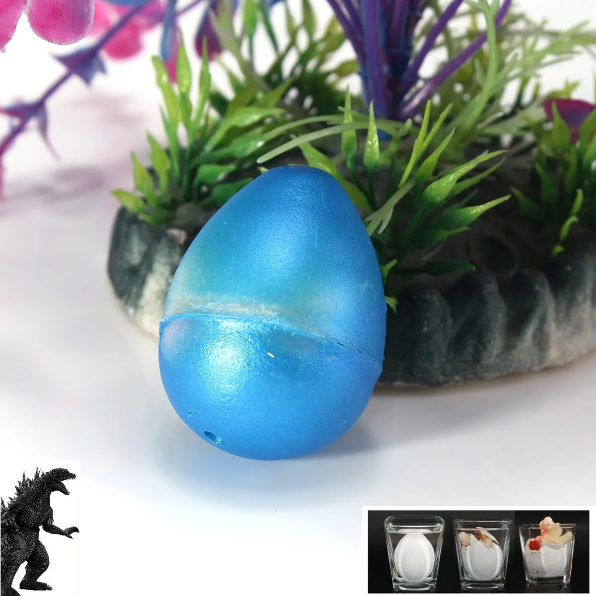 5 Pcs New Magic Dino Eggs Growing Hatching Dinosaur Eggs Add Water
