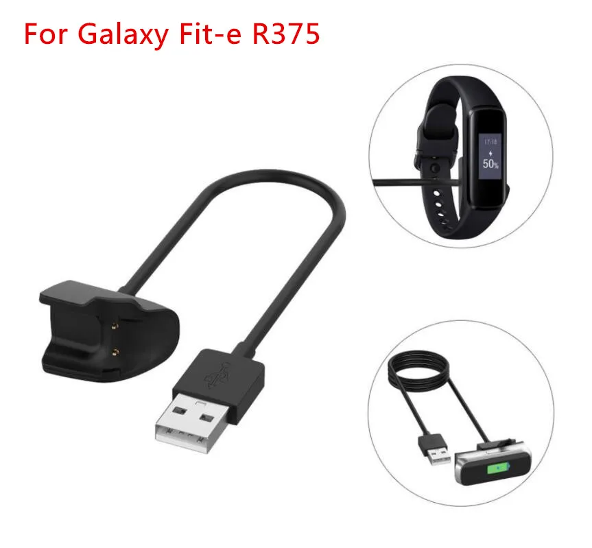 50pcs USB Charger For Samsung Galaxy Fit-e R375 Smart Wristband Bracelet Charging Cable Watch Band | Электроника