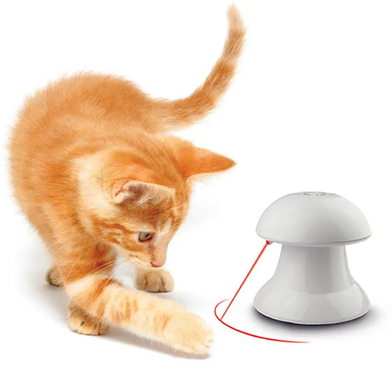 Pet Toy Cat Automatic Interactive Dart Laser 360 Degree Toys LED Pointer Funny Training Goods For Cats Kitty PT5012 (2)