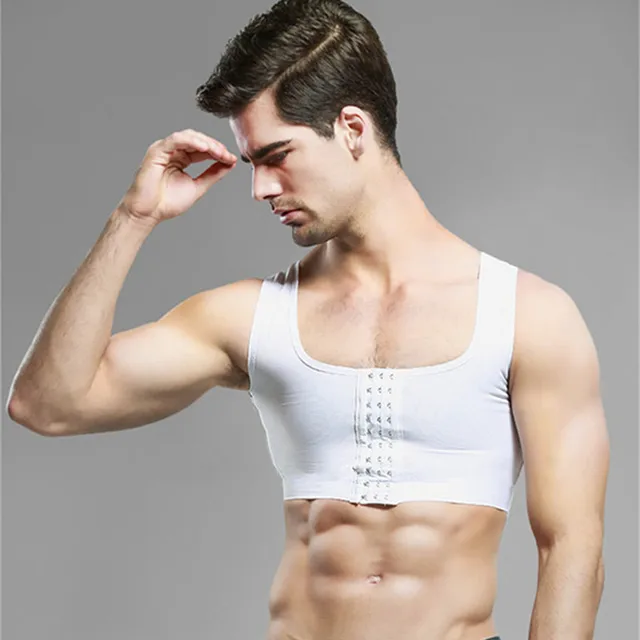 Chest Shaper For Man Boobs Flatten Zipper Corsets Beer